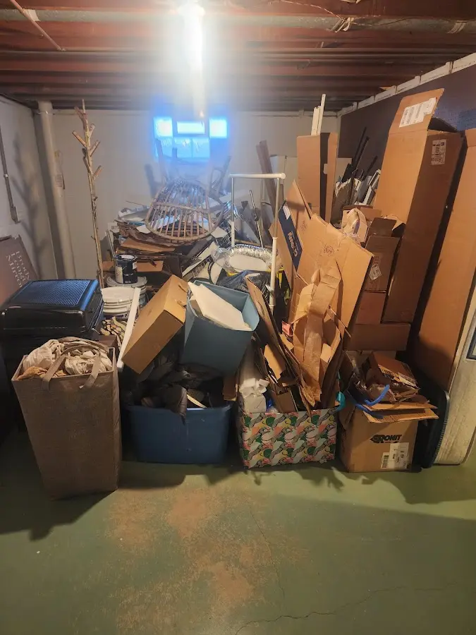 Roll-off dumpster container at job site for Yard Waste Dumpster Rental in Delray Beach